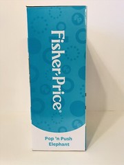 Fisher Price Growing Baby Pop ‘n Push Elephant 12-36 Months NEW