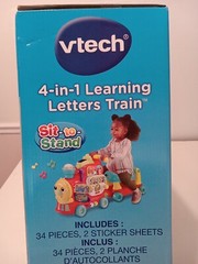 Vtech 4-In-1 Learning Letters Train Sit-To-Stand Walker and Ride-On (Local P/up)