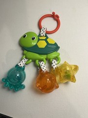 Infantino Baby Toy Rattle Green Turtle