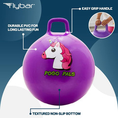 Inflatable Hopper Ball for Kids Kids Bouncing Toy with Handle and Pump for