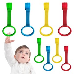 8Pcs Baby Playpen Pull up Rings, Premium Baby Pull up Rings for Play Pen Stan…