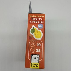 Little Explorers Library 12m+ Baby Books Set And My First Puzzles Fruits And Veg
