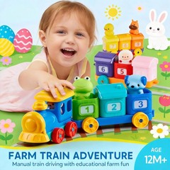 Play-Act Learning Toy for Toddlers 1 2 3 Years Old, Counting, Matching & Sorting