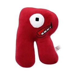Alphabet Plush Toy A-Z Letter Soft Stuffed ABC Learning Cushion Birthday Gift