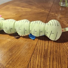 Baby Toy Plush Caterpillar Infant Stuffed Animal Rattle Crinkle Sensory 20″ READ