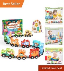 Interactive Montessori Animal Train Set – Develops Fine Motor Skills for Kids