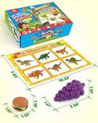 Sorting Toy for Toddlers – Animals, Dinosaurs, Fruits, Vehicles, Fine Motor Skil