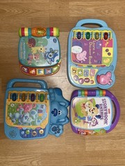 4 VTech Leap Frog Fisher-Price Laugh & Learn Storybook Peppa Pig Blues Clues