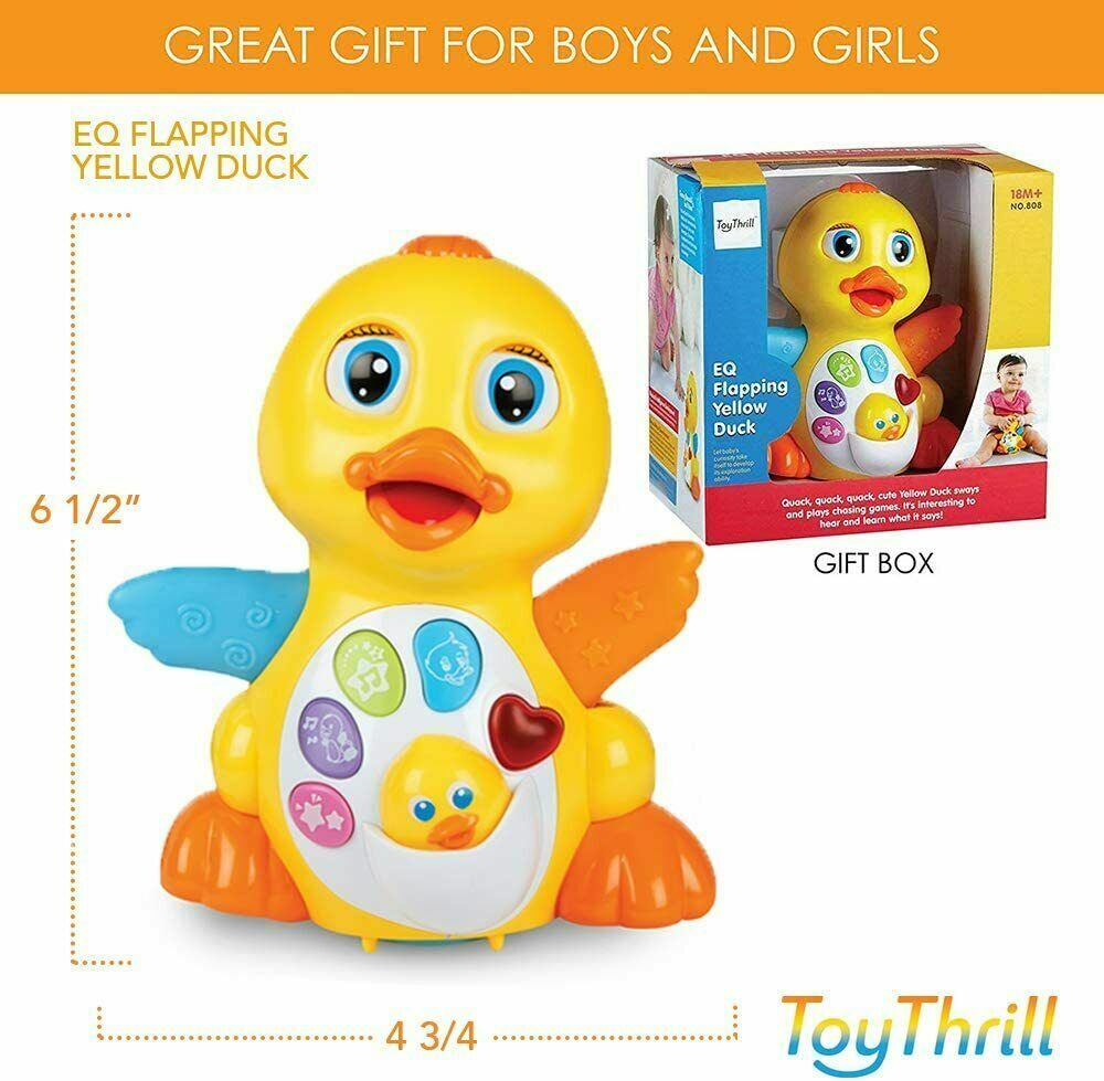 Duck Music Baby Toy Musical for 1 2 Year Old Girl Boy Babies Infant toddler kid