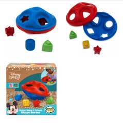 NEW Disney Store Mickey Mouse & Friends Shape Sorter for Baby NIB