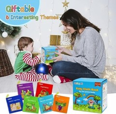 Dr.Rapeti Soft Cloth Books Baby Books Bath Books 6-Pack for Baby Infant Toddl…