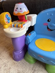 Fisher-Price Laugh & Learn Toddler Toy Song & Story Learning Chair Vintage Rare