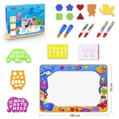 Water Doodle Mat – Kids Painting Writing Color Extra Large, Ocean