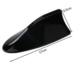 Universal Shark Fin Car Antenna Carbon Fiber AM FM Radio Signa Base Booster US