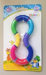 Lot of 24 Baby Teether & Figure-8 Hand Activity Infant Chew Toy Dubon Magic Ring