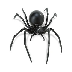 Black Widow Spider Figurine – Realistic 6.5″ Arachnid Figure – Educational