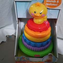 Fisher Price “Friendly First” Ducky Rattle Stacker NEW! UNOPENED