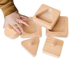 Montessori Shape Puzzle – Baby Puzzles for 1 Year Olds – Baby’s First Puzzle …