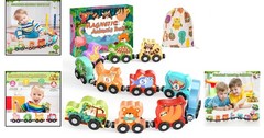 Interactive Montessori Animal Train Set – Develops Fine Motor Skills for Kids