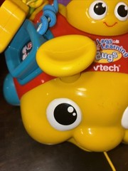 VTG Vtech Crazy Legs Learning Bug Musical Talking Shapes Colors Toddler Pull Toy