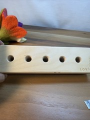 Lovevery Felt Flowers In A Row w/Wood Stand The Helper Play Kit Montessori Toy
