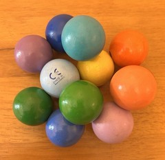 The Manhattan Toy Company Multicolor Wooden Baby Activity Toy