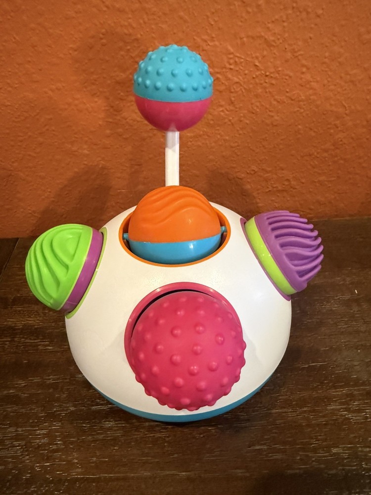 Fat Brain KLICKITY Developmental Baby Toy.Motor Skills. Cause & Effect
