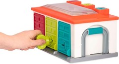Battat Color Sorting Playset – Push & Go Cars for Ages 2+ – Fun Learning Toy