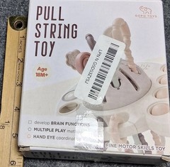 GOPO TOYS Pull String Sensory Toy Montessori Fine Motor Skills 18M+ Pastel UFO