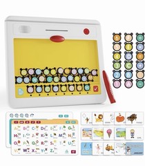 Magnetic Learning Toy for Kids 3+ Letters, Numbers, and Image Reading Game!!