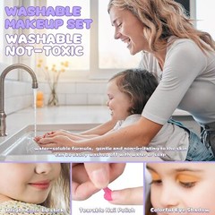Toys For Girls Beauty Set Kids 3 to 12 Years,Washable Princess-Dresses