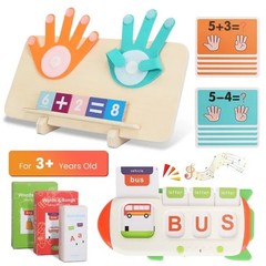 Talking Flash Cards and Finger Counting Math Board Interactive Learning Toys