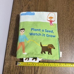 Lovevery Plant A Seed, Watch It Grow Soft Book Explorer Play Kit Busy Texture
