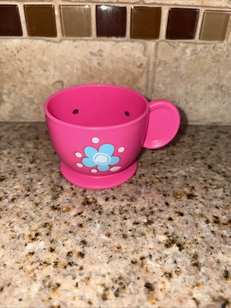 Replacement Piece Fisher Price Laugh & Learn TALKING Teapot Tea Cup Pink #D80