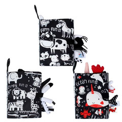 Hot Sale 0-36Month Baby Early Learning Educate Toy Tail Cloth Book Parent-Child