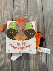 Magic Years Happy Thanksgiving Soft Crinkle Baby Book Developmental Toy Fabric