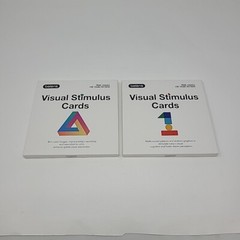 Beiens Visual Stimulus Cards Black And White And Multicolored Cards Lot Of 2