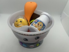Fisher-Price Laugh & Learn Magic Color Mixing Bowl, Musical Baby Toy GREAT SHAPE