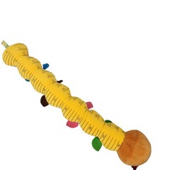 Plush Caterpillar Educational Toy Soft Stuffed Animal for Kids Baby