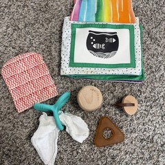 Lovevery The Charmer Play Kit 3-4 Months Montessori Baby Toy Set USED