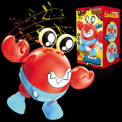Dancing Crab Baby Toy, Tummy Time Interactive Learning Toy for Toddlers, Babies