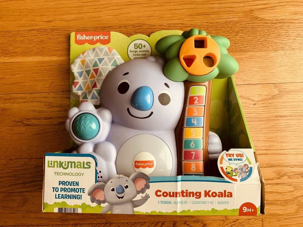 Fisher Price Counting Koala Linkimals – Plays Music & Lights Up – New