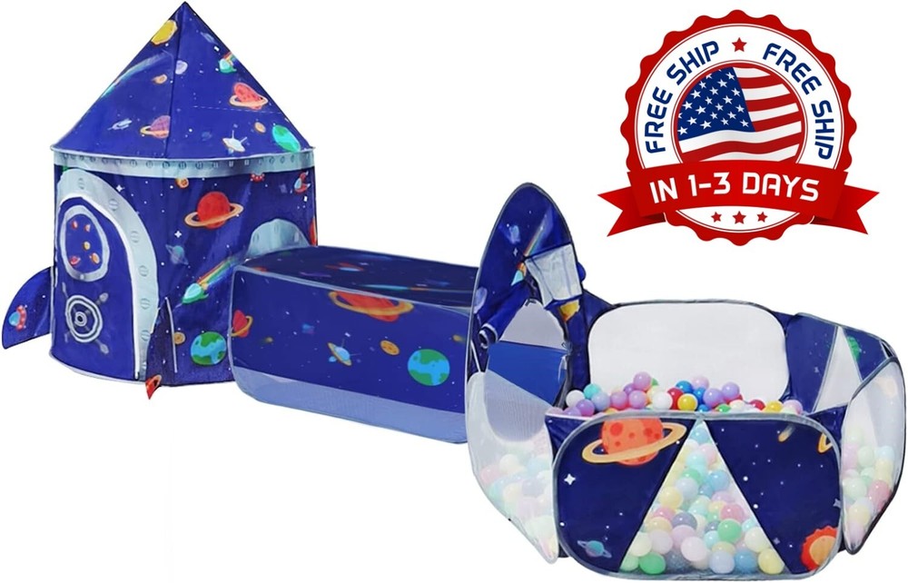 Corralitos Para Bebes Casa De Juegos Pelotas Para Niños Y Niñas, Color Azul NEW.