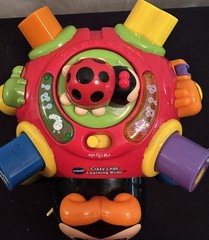 Vtech Crazy Legs Learning Bugs Ladybug Lights Sounds Songs Blocks