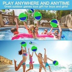 Outdoor Toys for Kids Ages 4-8, Outside Game for 3 4 5 6 7 8 4 Paddles 4 Balls