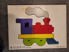 Judy Instructo Steam Train Engine 1988 Made in USA Read Description