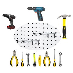 10 Pcs Pegboard Hooks, 6 Inch Peg Board Hooks, Pegboard Pegs Accessories with…