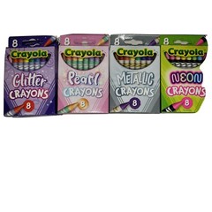 96PC Coloring Crayola Crayons for Coloring. 3 box of each shown