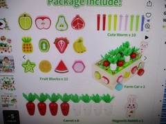 Farm Orchard Intelligence Car ,JHTOY556,32 Pcs,24+ Months,Bright Colors