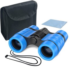 ESSENSON Binoculars for Kids Toys Gifts Age 3, 4, 5, 6, 7, 8, 9, 10+ blue